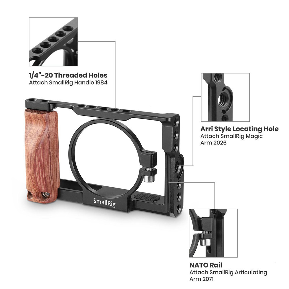 SmallRig Cage for Sony RX100 III/IV/V 2105 - 4