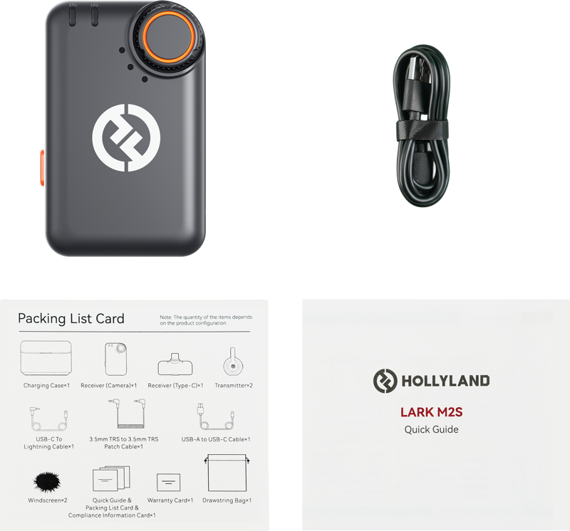 Hollyland LARK M2S Camera Receiver (Space Gray) Fit for Lark M2S - 2