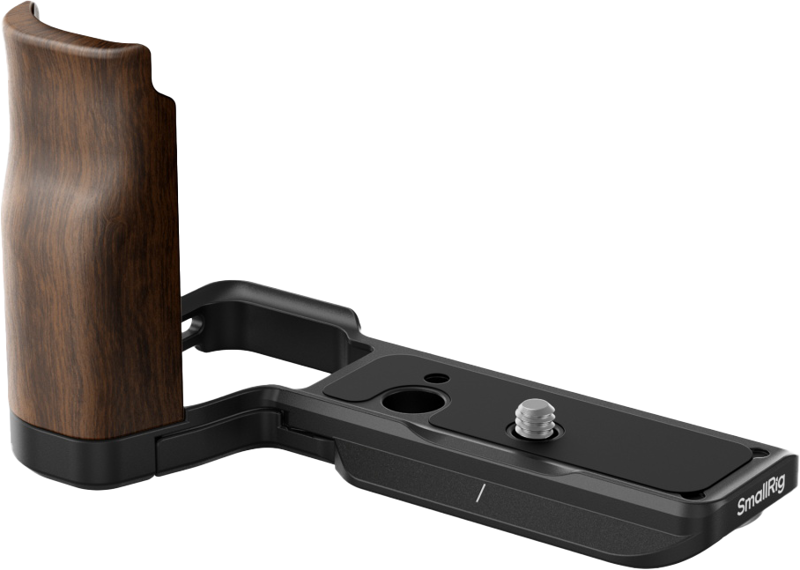 SmallRig 4864 L-Shape Mount Plate with Wooden Handle for Sony ZV-E10 II - 2