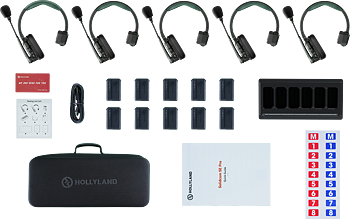 Hollyland Solidcom SE Pro- 5 Person Noise Cancelling Headset Intercom