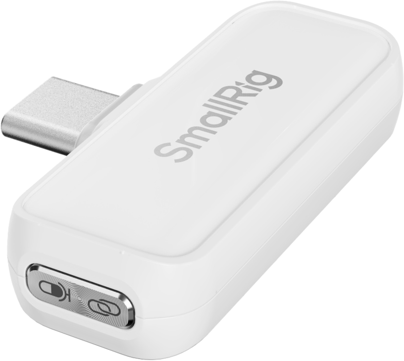 SmallRig 4706 S 60 Wireless Microphone White (USB-C Version) - 5