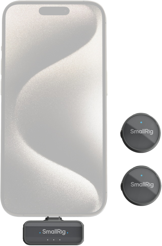 SmallRig 4934 S 60 Wireless Microphone Black (USB-C Version) - 6