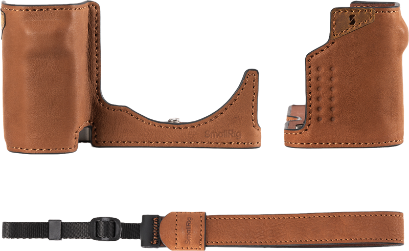 SmallRig 4889 Leather Case Kit for Sony ZV-E10 II Brown - 2