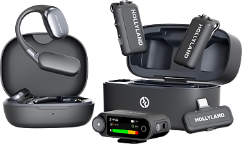 Hollyland LARK MAX 2 Ultimate Combo with OWS Monitor Earphone + Camera RX + USB-C RX