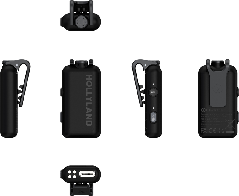 Hollyland LARK MAX 2 Ultimate Combo with OWS Monitor Earphone + Camera RX + USB-C RX - 5