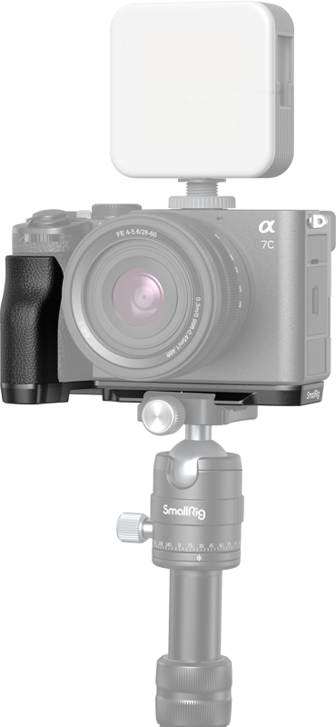 SmallRig 4797 L-Shape Mount Plate with Silicone Handle for Sony Alpha 7C II / Alpha 7CR - 4