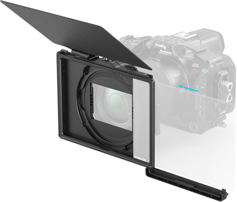 SmallRig 4409 Lite Matte Box with Adjustable Clamp - 5
