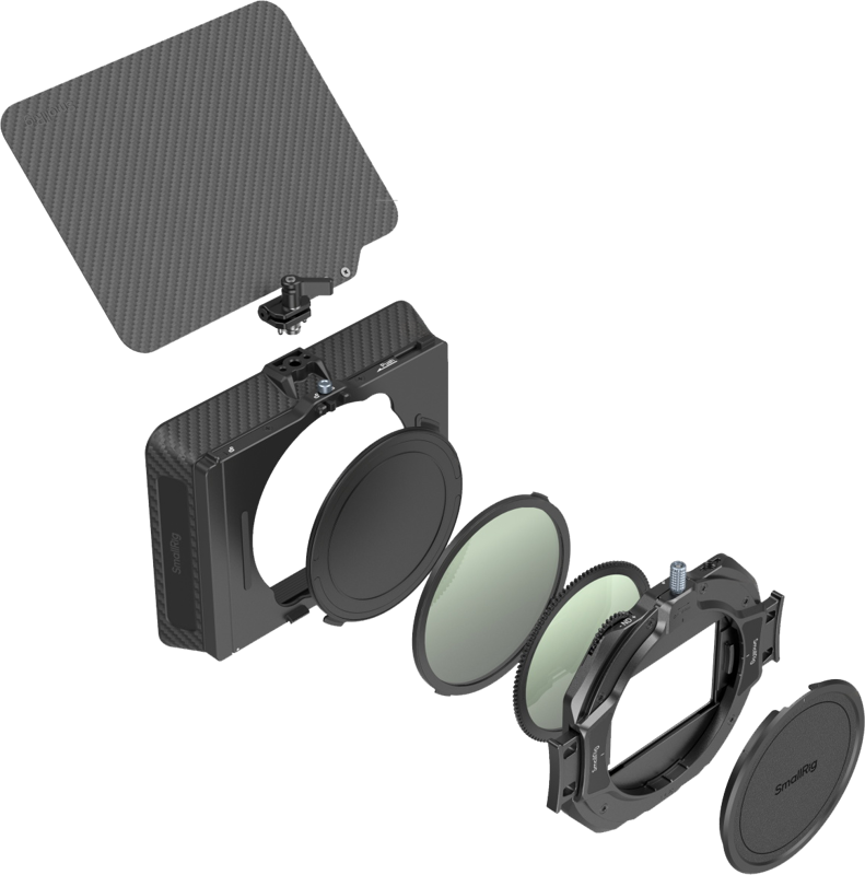 SmallRig 4411 Matte Box with Adjustable Clamp and VND Kit - 3