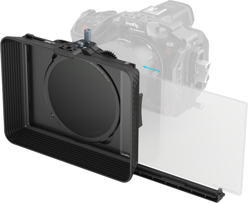 SmallRig 4411 Matte Box with Adjustable Clamp and VND Kit - 6