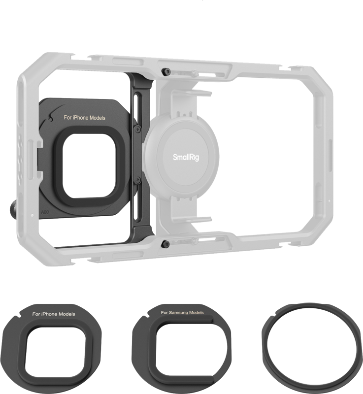 SmallRig 4843 Magnetic Filter Adapter for Universal Mobile Video Cage 67mm - 4
