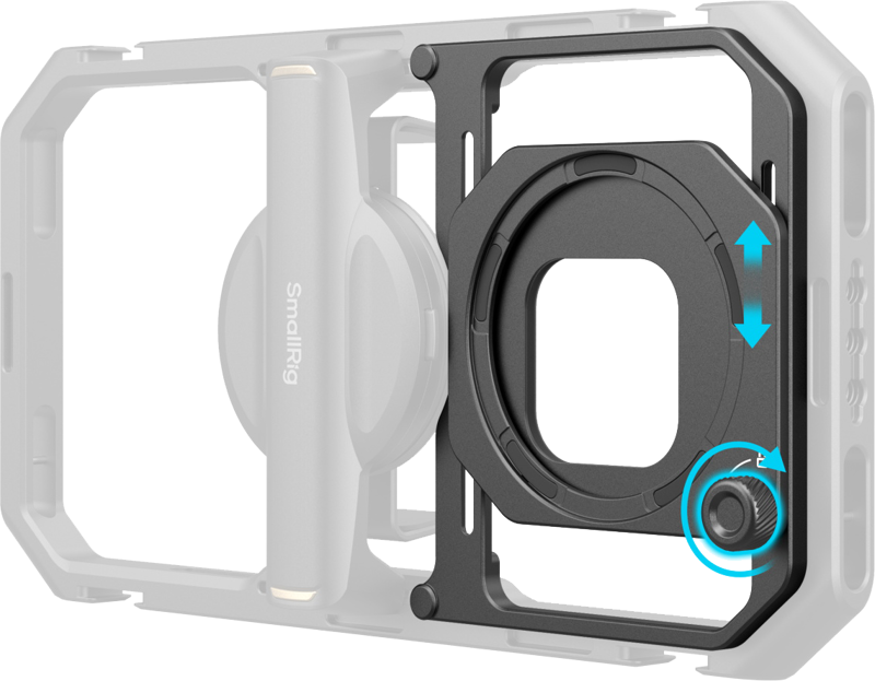 SmallRig 4843 Magnetic Filter Adapter for Universal Mobile Video Cage 67mm - 5