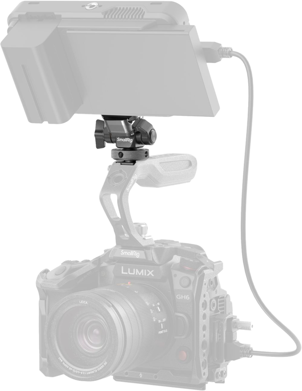 SmallRig 4888 HawkLock Quick Release Monitor Support with H21 Cold Shoe Mount - 4