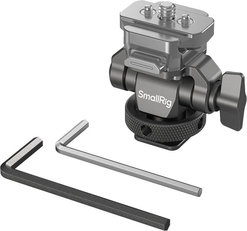 SmallRig 4888 HawkLock Quick Release Monitor Support with H21 Cold Shoe Mount - 3