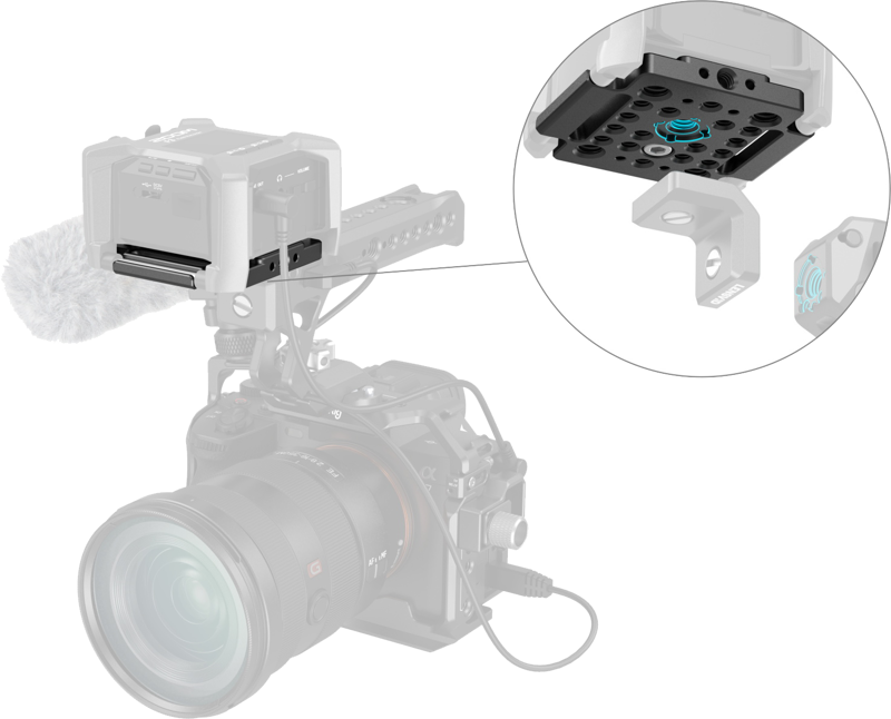 SmallRig 4883 Mount Plate for Zoom F3 - 4