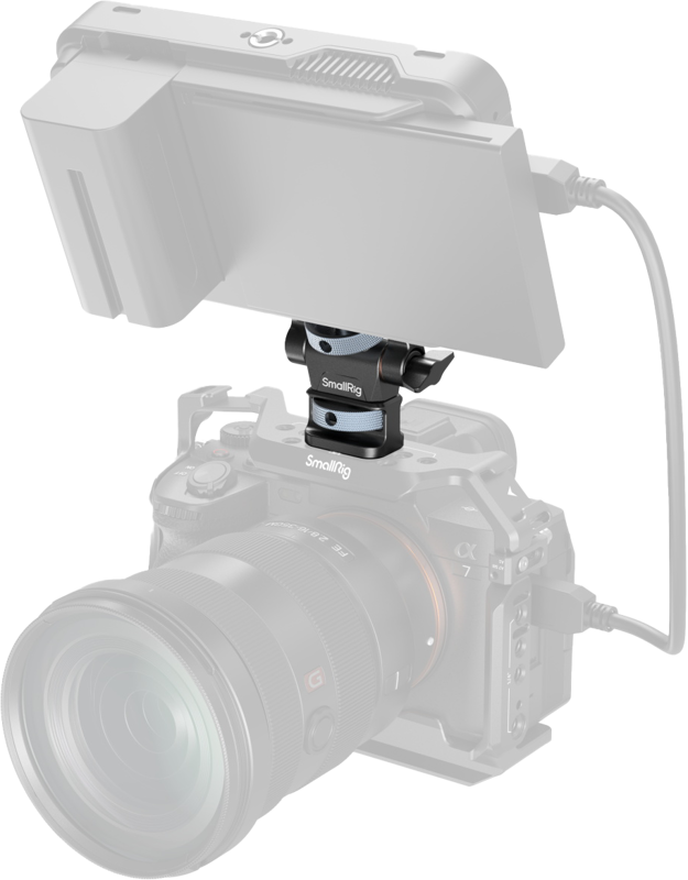 SmallRig 4886 Swivel and Tilt Adjustable Monitor Support with 1/4"-20 Screws - 6