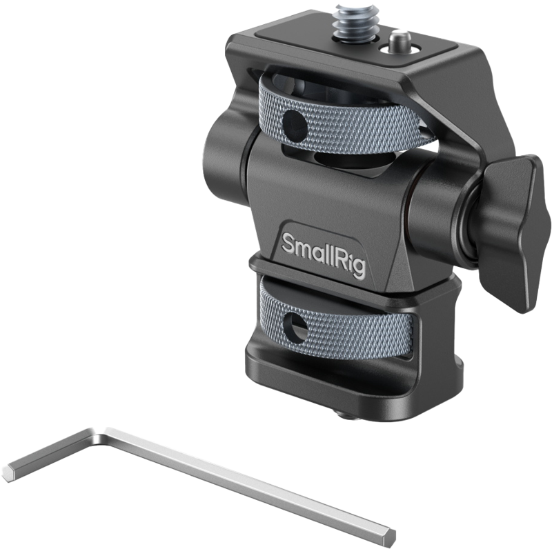 SmallRig 4886 Swivel and Tilt Adjustable Monitor Support with 1/4"-20 Screws - 3