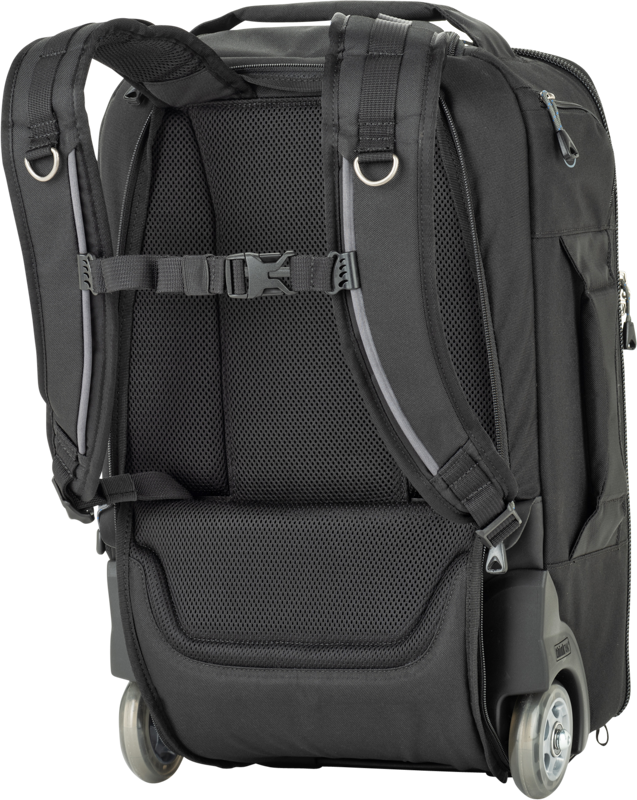 Think Tank Essentials Convertible Rolling Backpack, Black - 5