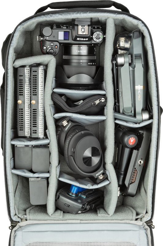 Think Tank Essentials Convertible Rolling Backpack, Black - 15