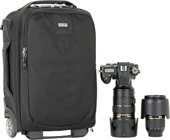 Think Tank Essentials Convertible Rolling Backpack, Black