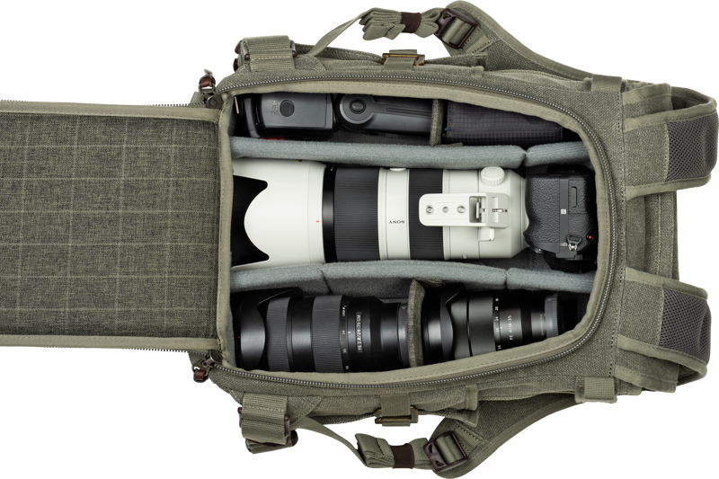 Think Tank Retrospective Backpack 15, Pinestone – för filmskapare - 7