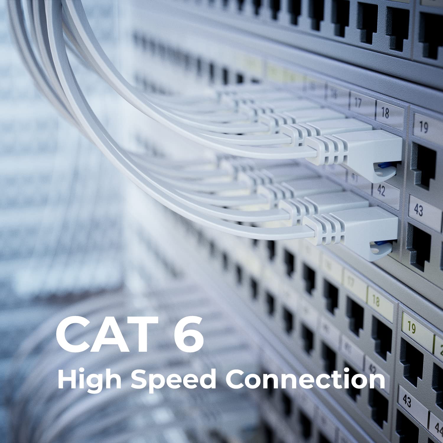 DeleyCON CAT6 Platt Ethernet Cable - 5