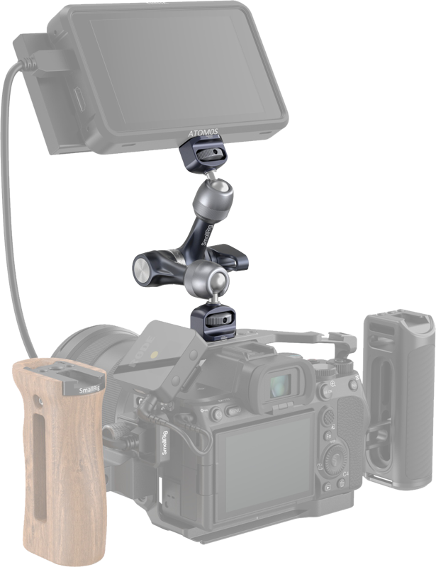 SmallRig 4899 Rosette Magic Arm (7") with ARRI Locating Screw - 5