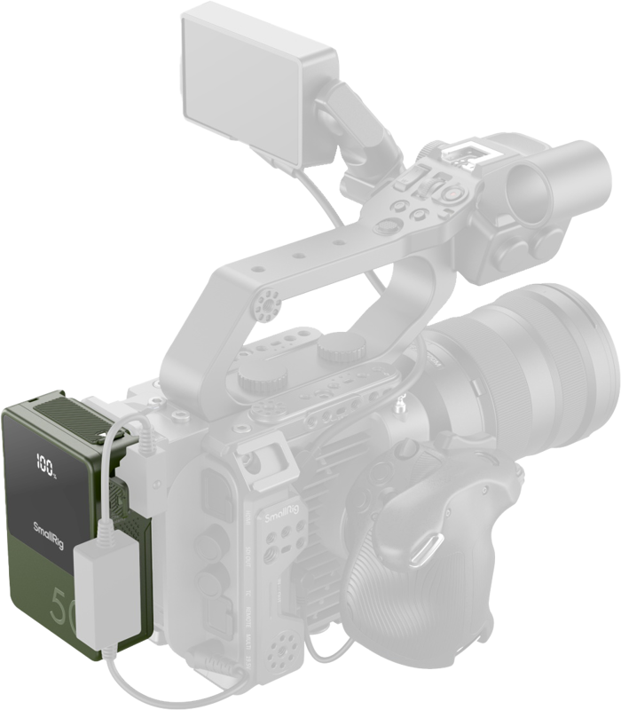 SmallRig 4872 V-Mount Battery Mini VB50 (Green) - 6