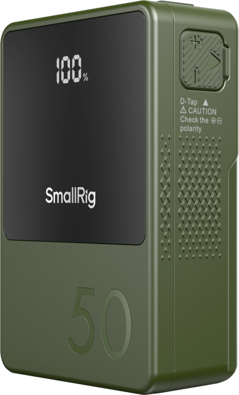 SmallRig 4872 V-Mount Battery Mini VB50 (Green) - 3