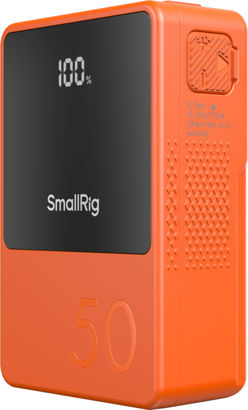 SmallRig 4871 V-Mount Battery Mini VB50 (Orange) - 3