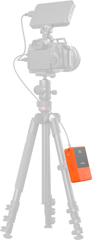 SmallRig 4871 V-Mount Battery Mini VB50 (Orange) - 8