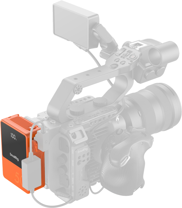 SmallRig 4871 V-Mount Battery Mini VB50 (Orange) - 6