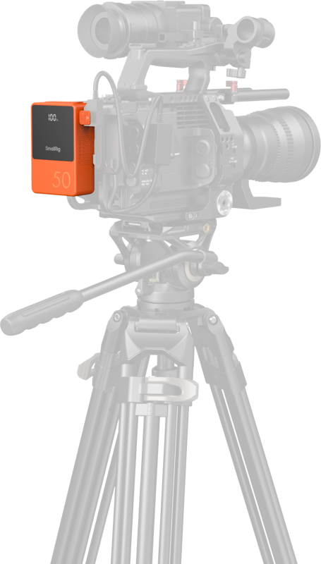 SmallRig 4871 V-Mount Battery Mini VB50 (Orange) - 7