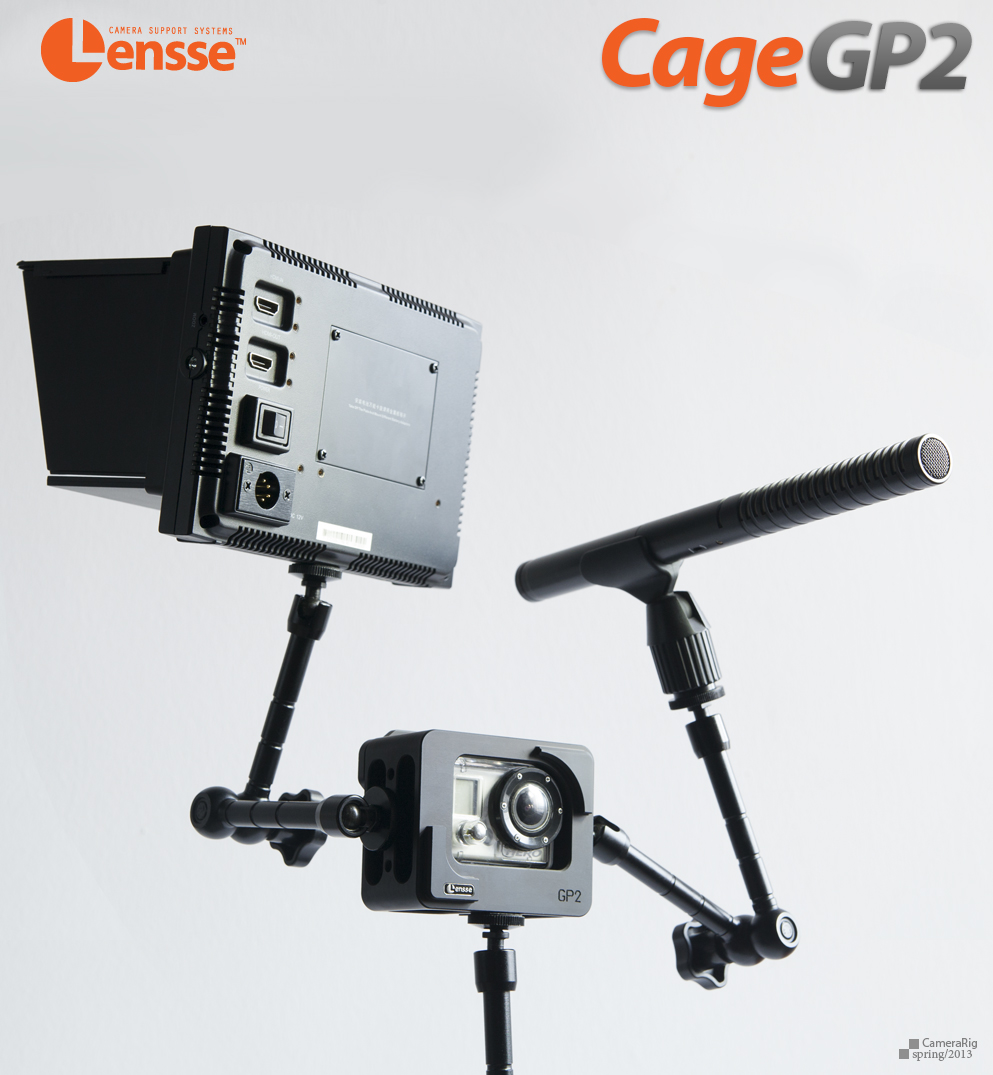 Lensse Cage GP2 for Gopro HD Hero2 - 2