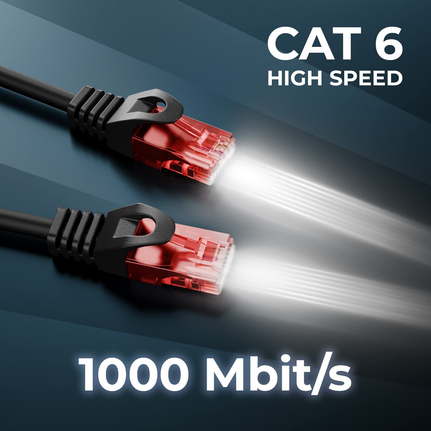 DeleyCON CAT6 Outdoor Ethernet Cable - 3