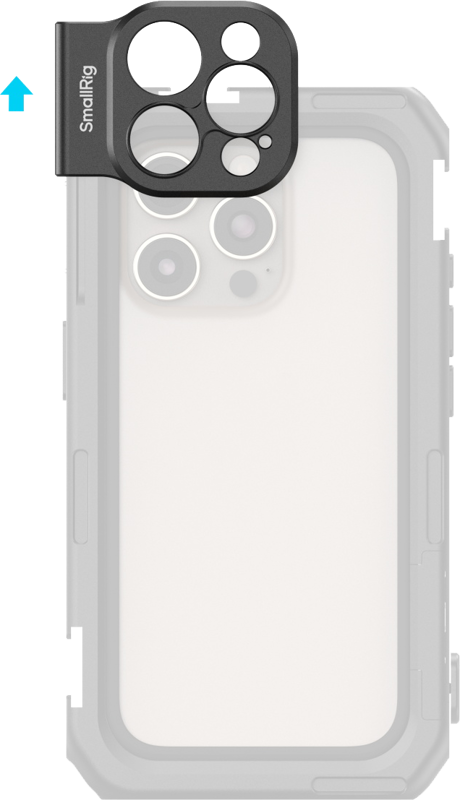 SmallRig 5009 Lens Backplate for iPhone 16 Series Cage 17mm Threaded - 2