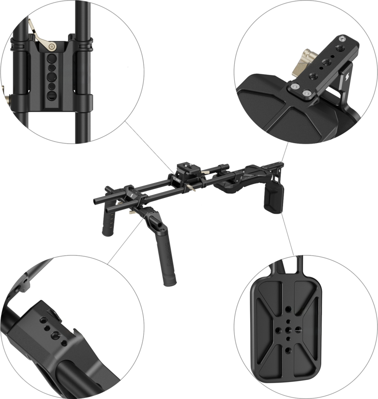 SmallRig 4480 Shoulder Rig Kit Classic Version - 4