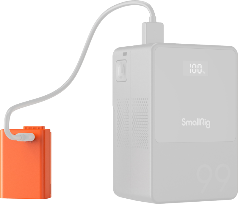 SmallRig 4967 EN-EL25 USB-C Rechargeable Camera Battery Orange - 5
