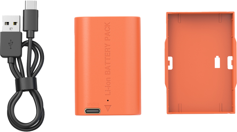 SmallRig 4968 LP-E6NH USB-C Rechargeable Camera Battery Orange - 6