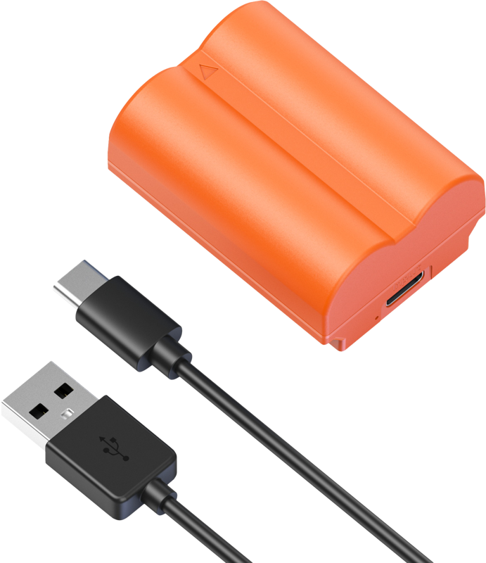 SmallRig 4970 NP-W235 USB-C Rechargeable Camera Battery Orange - 2