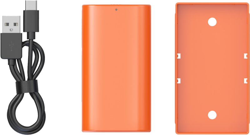 SmallRig 4971 NP-F550 USB-C Rechargeable Camera Battery Orange - 6
