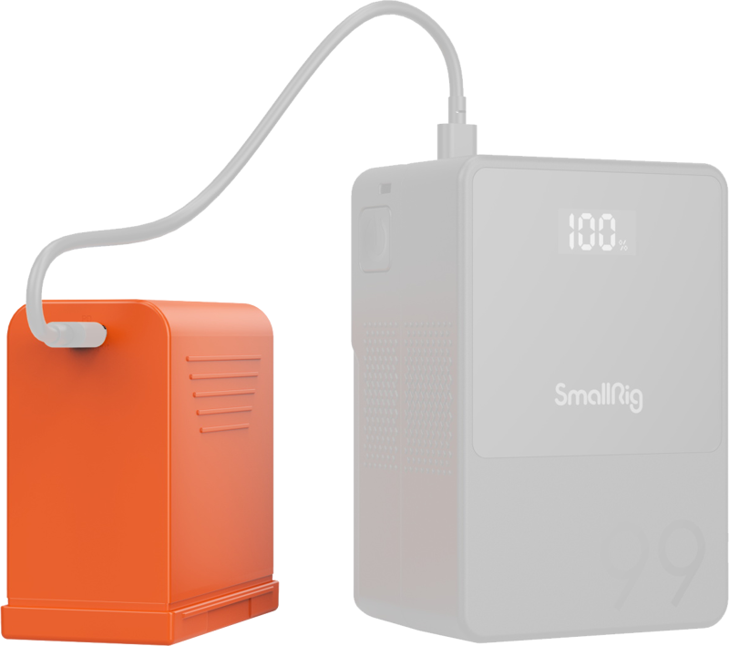 SmallRig 4972 NP-F970 USB-C Rechargeable Camera Battery Orange - 5