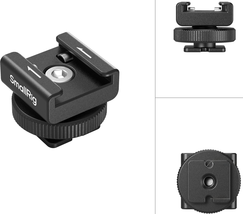 SmallRig 4822 Wireless Microphone Support with Cold Shoe Mount - 3
