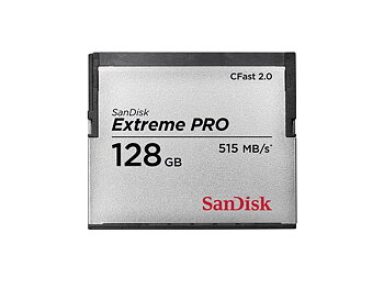SANDISK Memmorycard Cfast 2.0 Extreme Pro 128GB 515/240MB/s