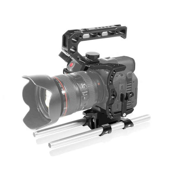 SHAPE Camera Cage with 15mm LWS Rod System for Canon EOS R5 C, R5, and R6 – för filmskapare - 3