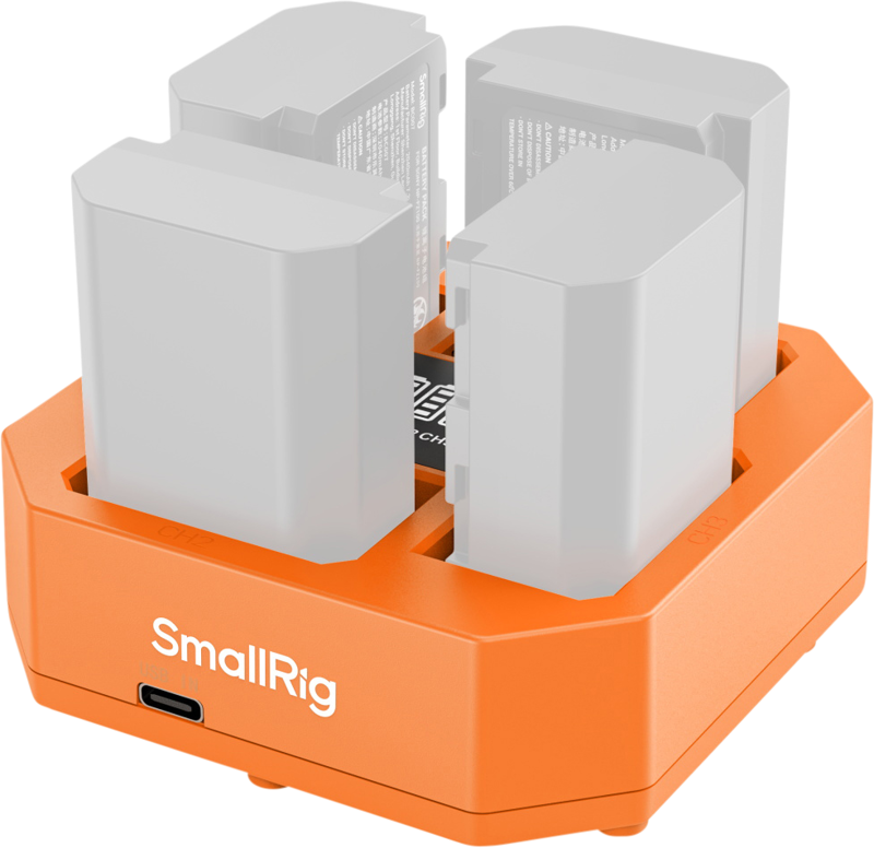 SmallRig 4839 NP-FZ100 4-Channel Camera Battery Charger - 4