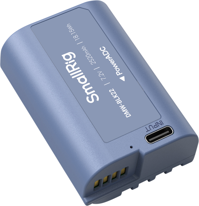 SmallRig 4906 Camera Battery USB-C Rechargeable DMW-BLK22 - 7
