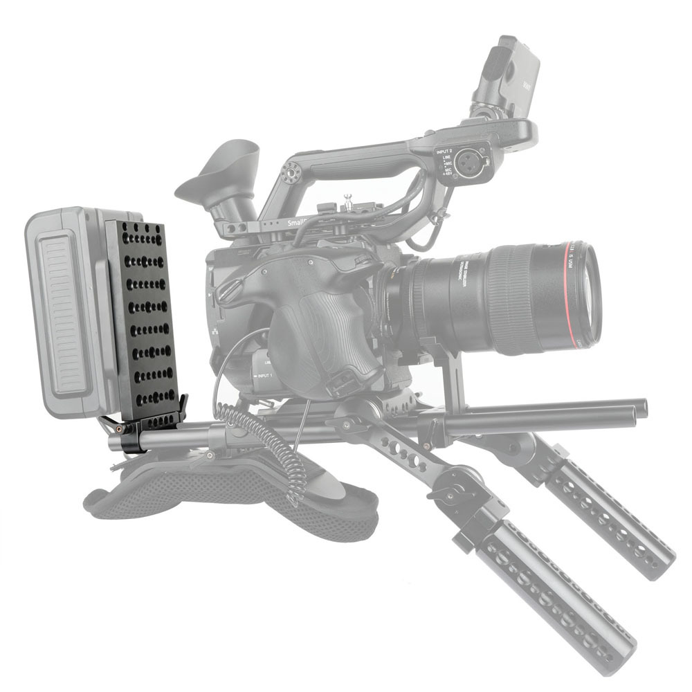 SMALLRIG Cheese Plate with Dual 15mm Rod Clamp 1093 - 5