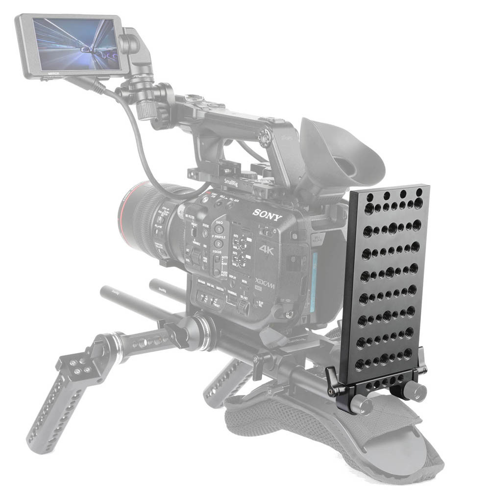SMALLRIG Cheese Plate with Dual 15mm Rod Clamp 1093 - 4