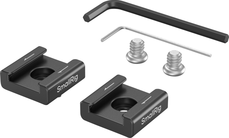 SmallRig 5032 Anti-Twist Cold Shoe Mount Support (2pcs) - 2