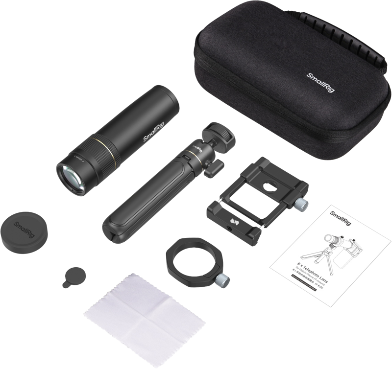 SmallRig 4737 8x Telephoto Lens for Mobile Phone (T-mount) - 5
